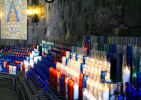 Montserrat(大聖堂)candle1.jpg